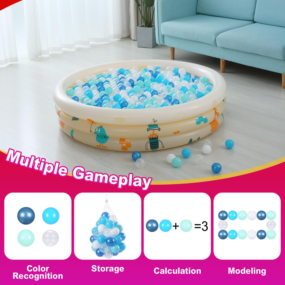 Realhaha ball pit balls in green add lively hues for sensory exploration and imaginative play.