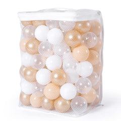 Realhaha ball pit balls smooth edges for comfortable hand contact.