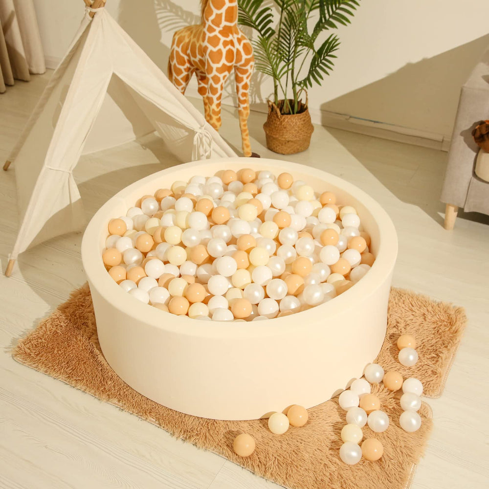 Realhaha ball pit balls with smooth edges for comfortable toddler handling