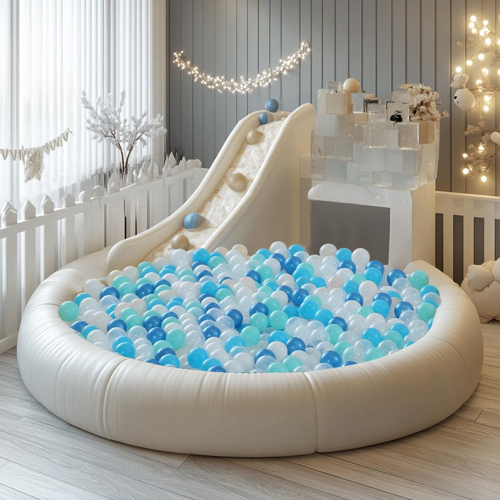 Realhaha white ball pit balls brighten any toddler play area