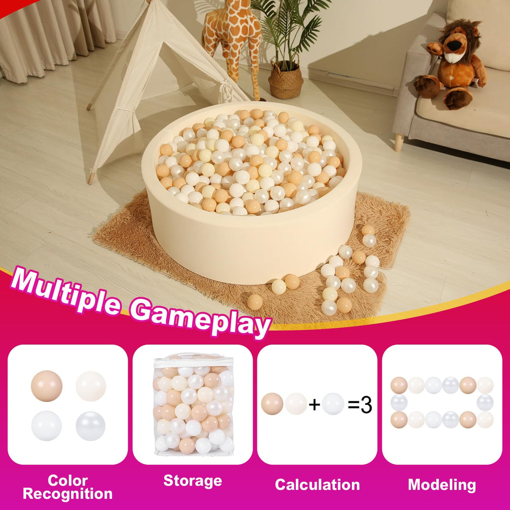 Realhaha ball pit scene showing easy setup and play area.