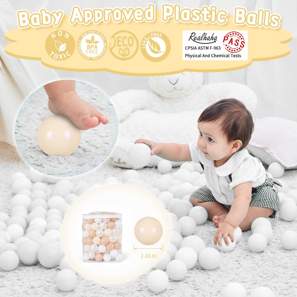 Realhaha sealing technology keeps balls crush-proof for lasting fun.