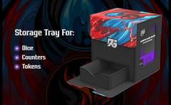 Compatible with MTG and Lorcana cards, a versatile storage solution.