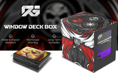 Realm Guard deck box premium stitching for lasting use at tournaments.