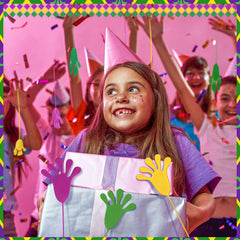 RealSpring Mardi Gras sticky hands classroom fun and festival celebrations