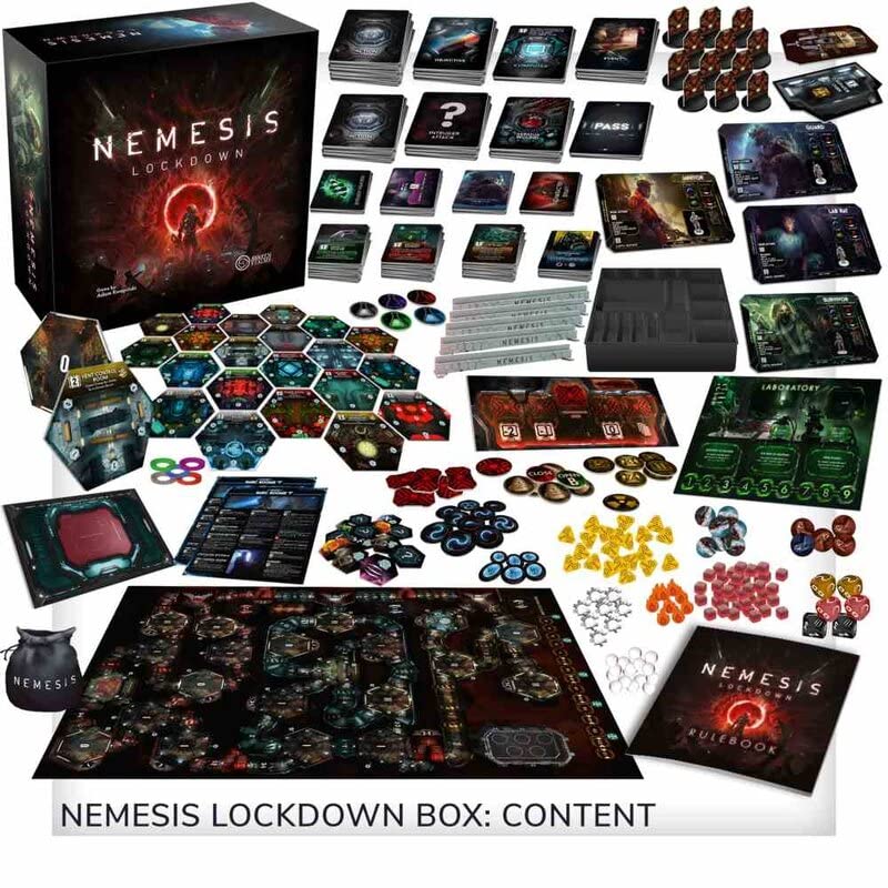 Rebel Studio Nemesis Lockdown multi-level-board visuals highlight vertical strategy
