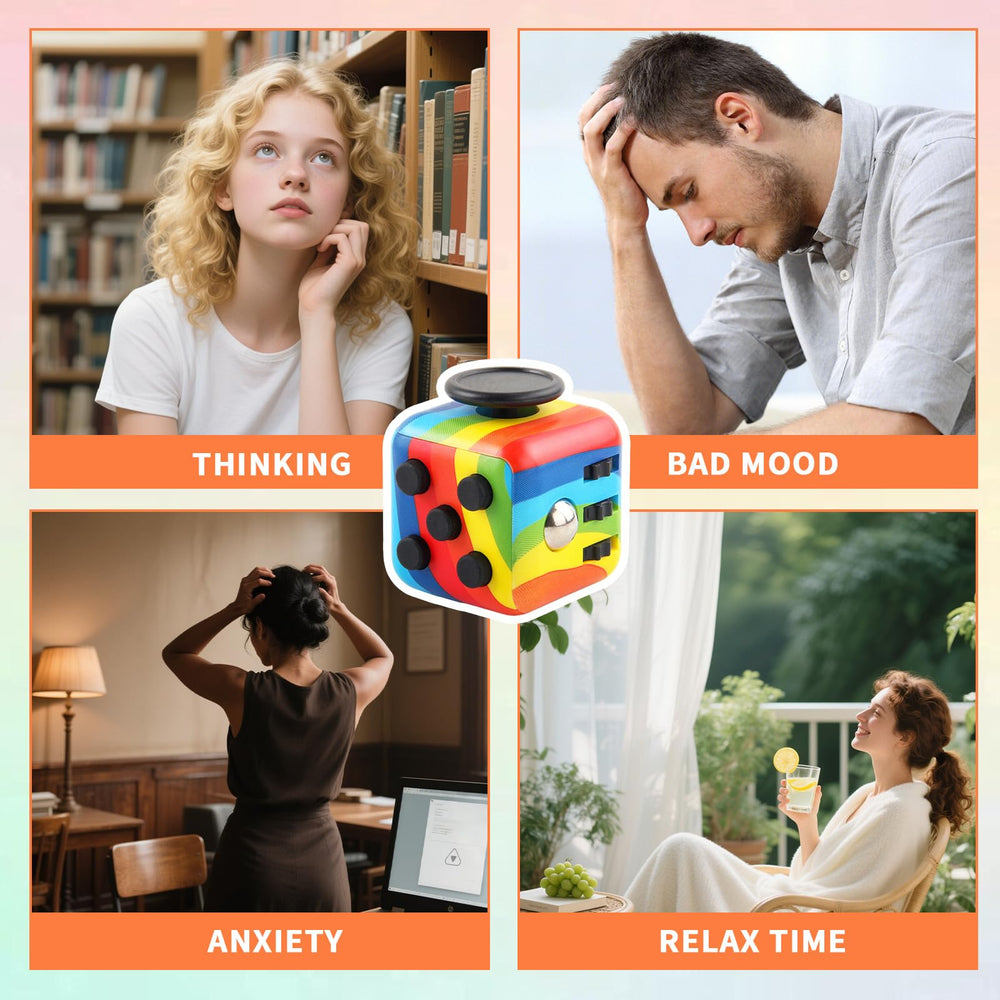 RE:BLEU fidget cube gift-pack ideal for gifting and stress-relief routines