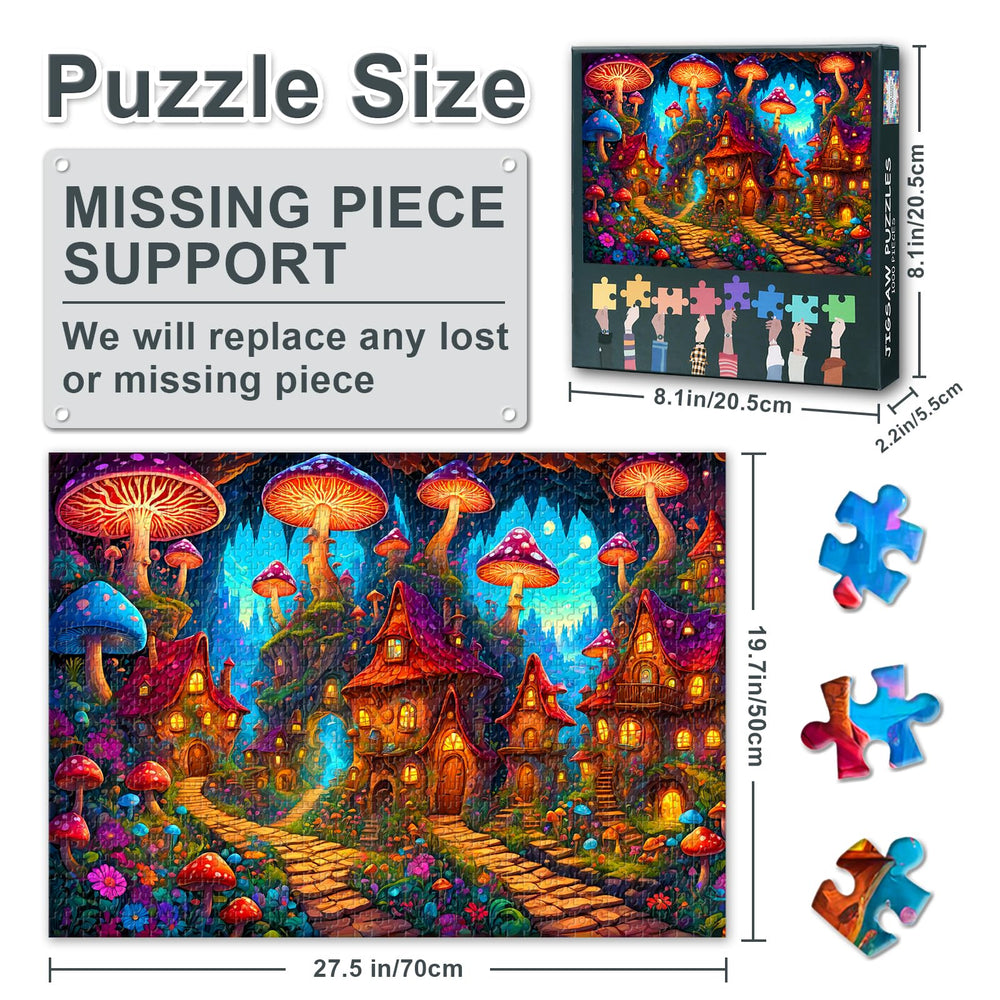Rebotipy box art featuring fantasy mushroom forest cabin as wall decor inspiration.
