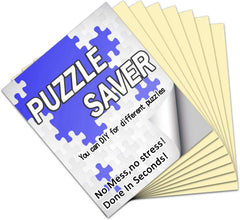 RECHIATO preserve puzzle glue sheets laid out for a 1000-piece puzzle storage