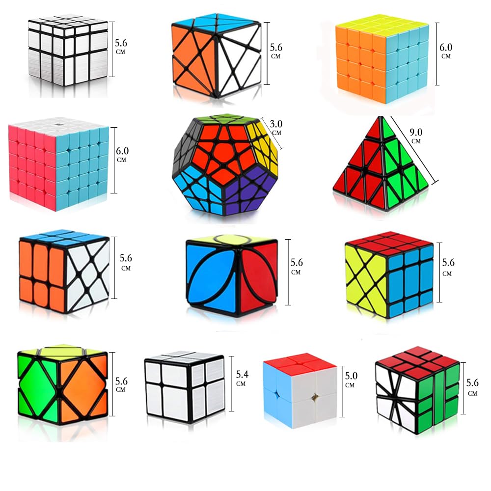 R RECOMFIT Megaminx cube for advanced solving and smooth turns