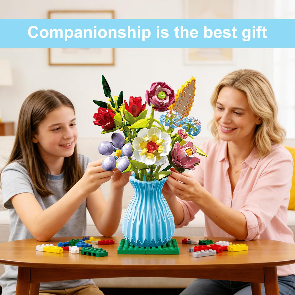 RECROQUO artificial wildflower blossoms for long-lasting home decor
