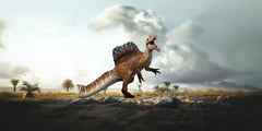 RECUR Spinosaurus sail-back detail ideal for dioramas and imaginative play.