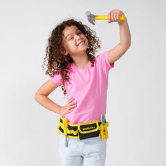 Red Toolbox hand saw for kids encourages creative building sessions.