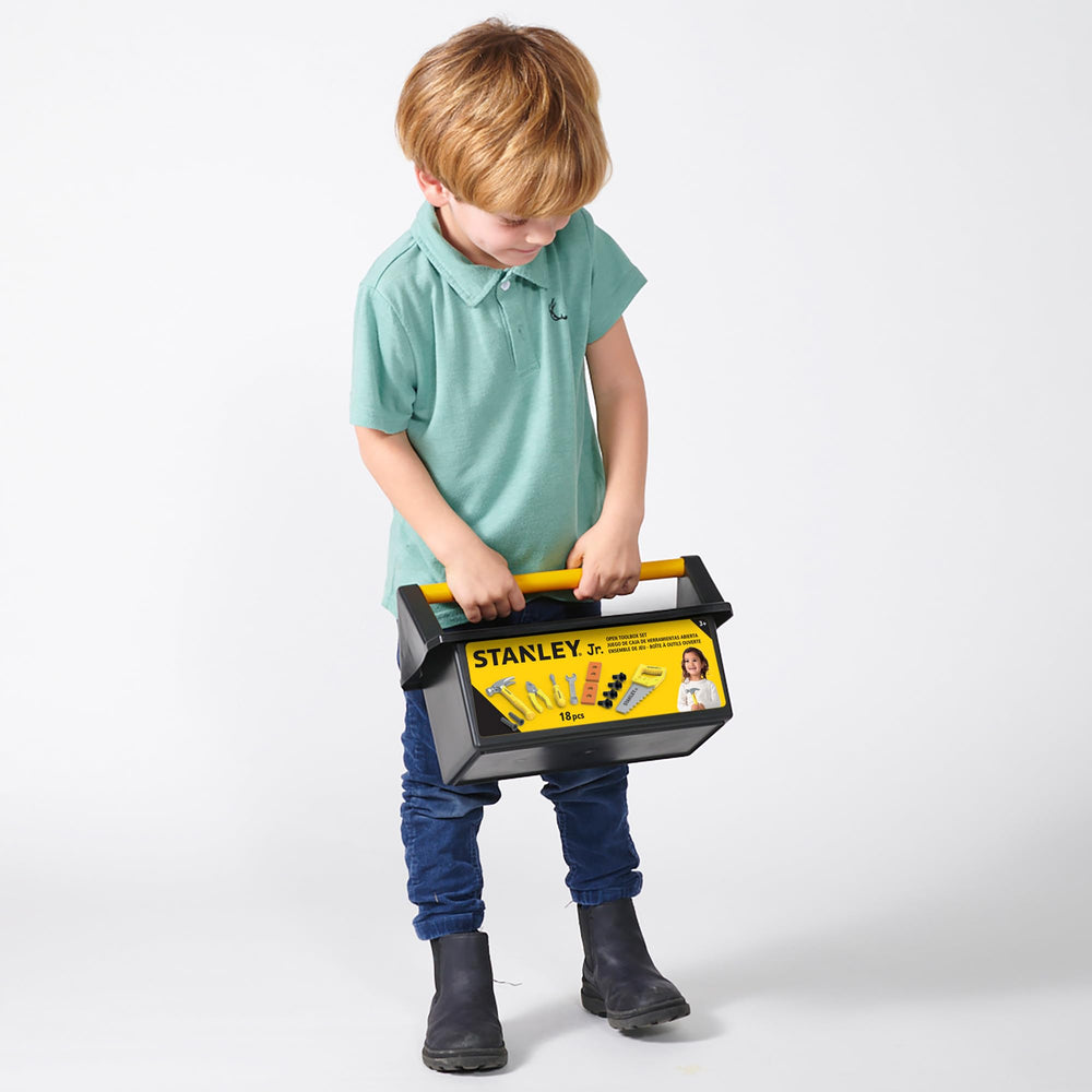 Red Toolbox Kids toddler-friendly tools with safe, comfortable grip.