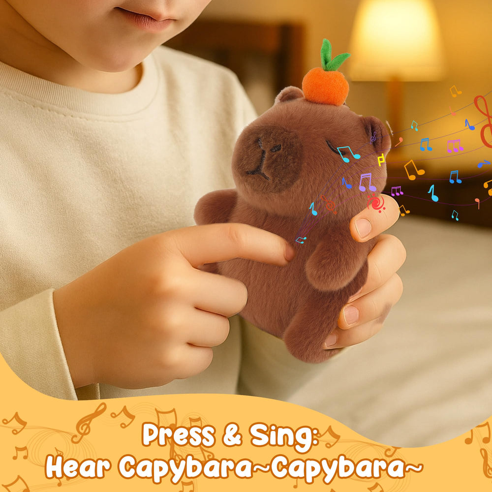 Redaica Capybara keychain showing spinning turtle for playful detail.