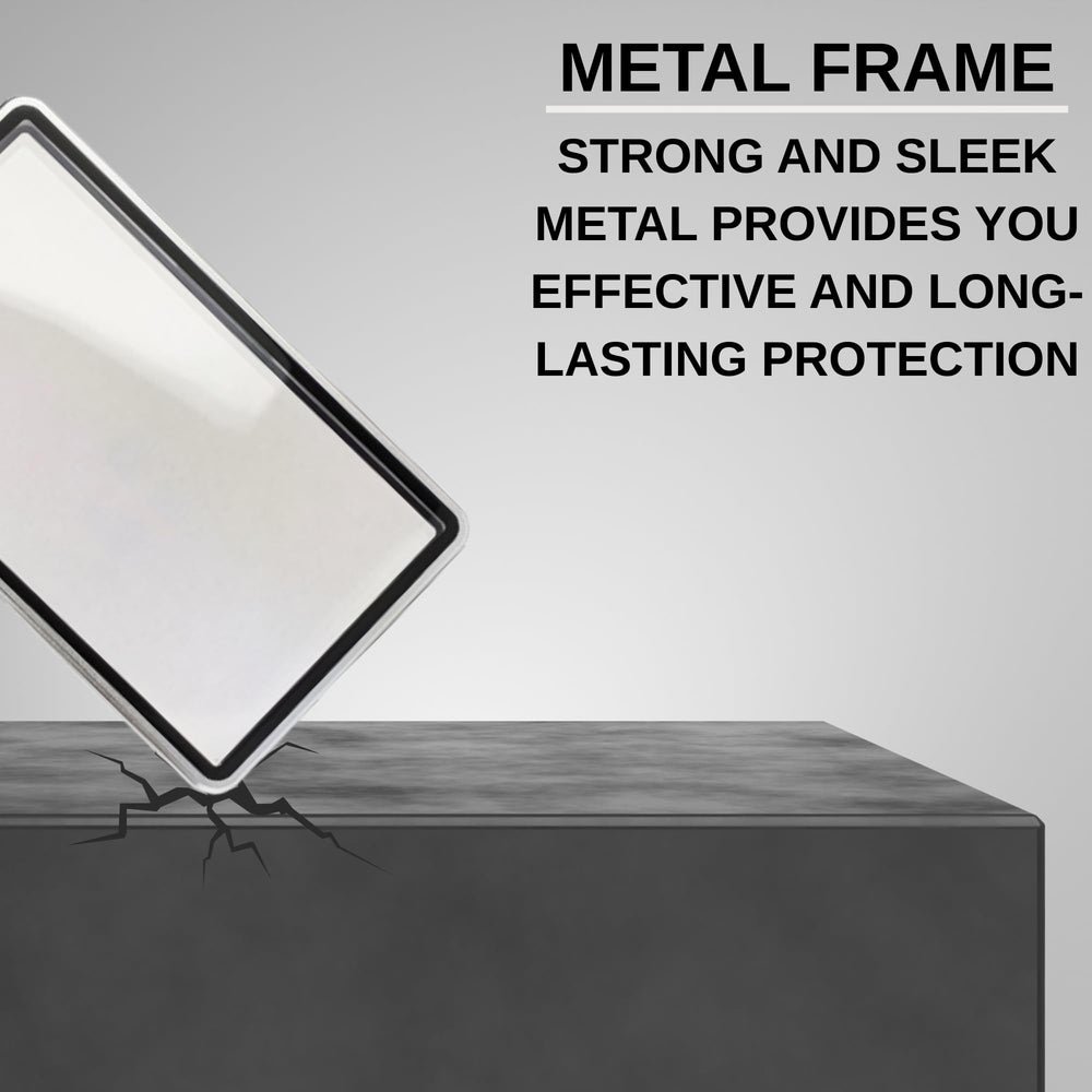 RedCap SlabArmor tempered glass panel showcases cards in clear view.