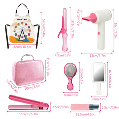 RedCrab Kids Beauty Salon Kit playset in action inspires creative role play.