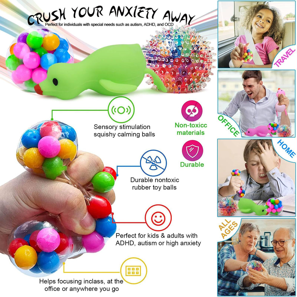RedLored mochi squishies for soft squeezes and sensory exploration