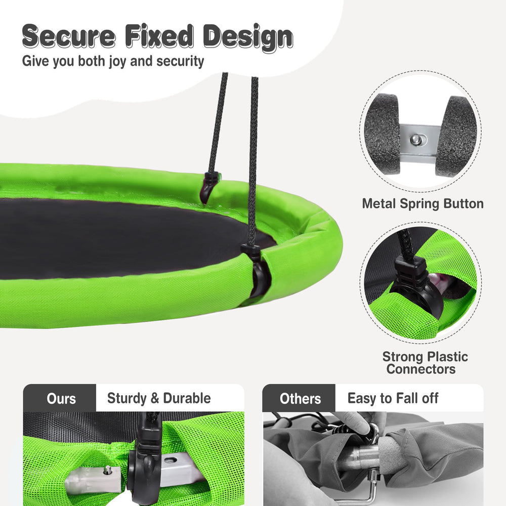 RedSwing adjustable height from 47 to 71 inches for flexible setup