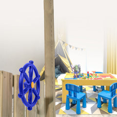 RedSwing safety handles for playground, secure grip during climbing and swinging.