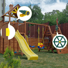 RedSwing easy install design for fast outdoor setup.