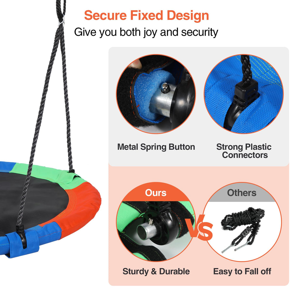 RedSwing Textilene fabric is waterproof and UV resistant for all-weather use.