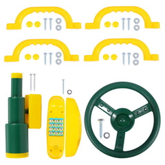 RedSwing toy telephone enhances outdoor play conversations on the swing set.