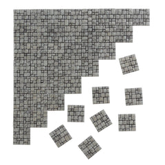 REDUCIO! miniature paving bricks for dioramas add durable texture to tiny garden scenes.