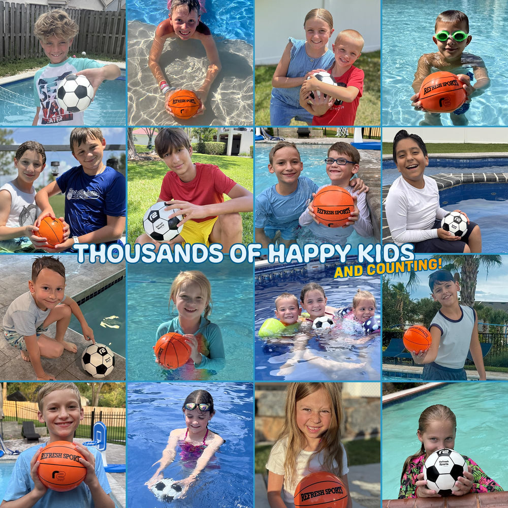 Refresh Sports Aqua Dive Ball durable design withstands kicks and splashes