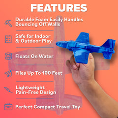 Kids enjoy park play with a Refresh Sports foam plane glider.