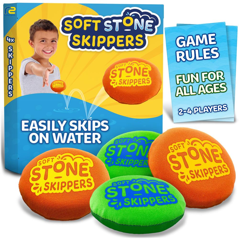 Refresh Sports Soft Stone Skippers disc for pool play and safe skipping.