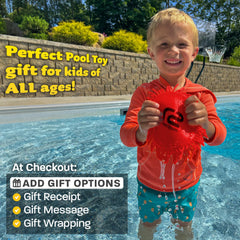 Refresh Sports water disc creates a splash on impact during catches.