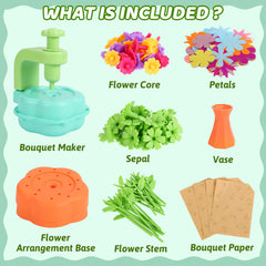 REFTTENW colorful petals offering vibrant textures for creative flower crafts.