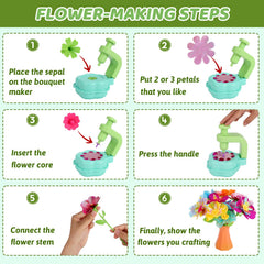 REFTTENW sepal adds natural detail to kid-made flowers.