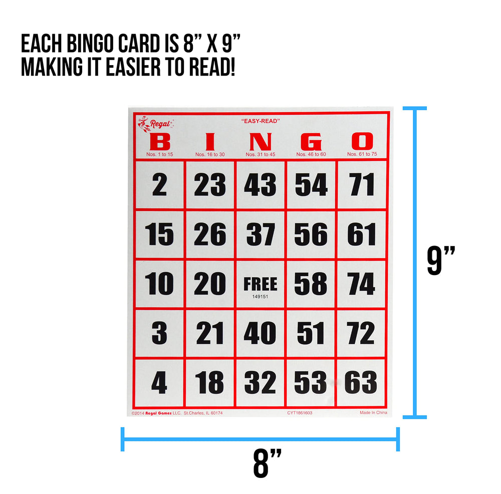 Regal Bingo wooden-handle cage gives smooth spins and fewer jams.
