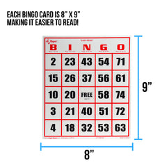 Regal Bingo wooden-handle cage gives smooth spins and fewer jams.