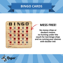 Regal Games road trip bingo setup demonstrates portable travel entertainment