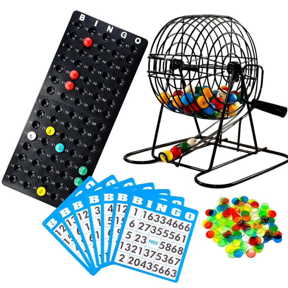 Regal Games Bingo Deluxe set shown during a lively family game night.