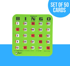 Regal Games large-print bingo card for easy number visibility.