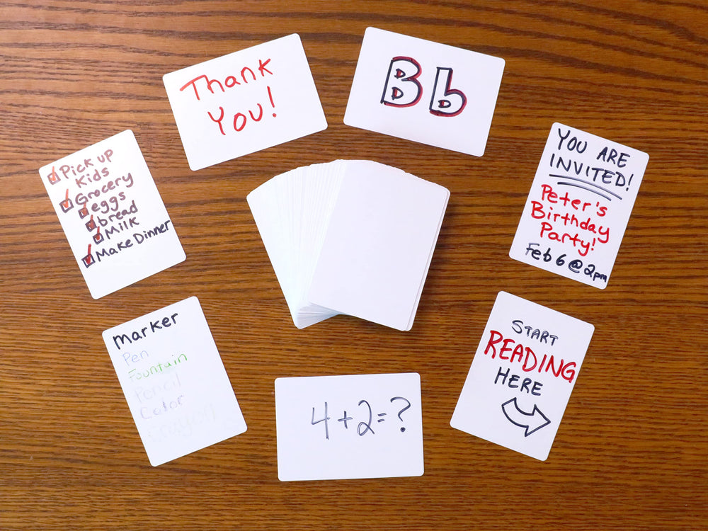 Regal Games blank cards ideal for flashcards and tarot-type layouts.