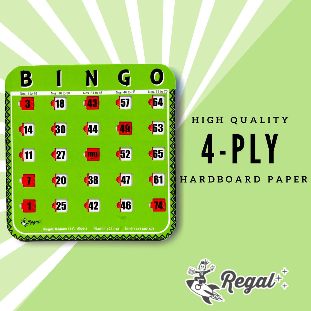 Regal Games 8-pack bulk bingo cards for group play