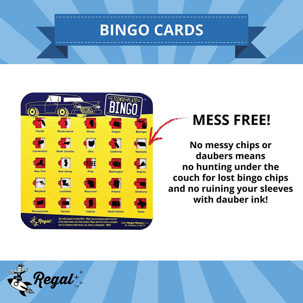 Regal Games Durable Cardboard Bingo Boards built for many game nights.