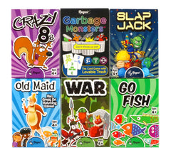 Regal Games Go Fish deck for kids, large, colorful cards ideal for learning numbers and family play.