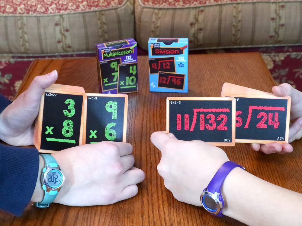 Regal Games cards feature red, green, purple, and blue numbers.