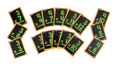 Regal Games two-pack flash cards showing two sets for varied multiplication and division practice.
