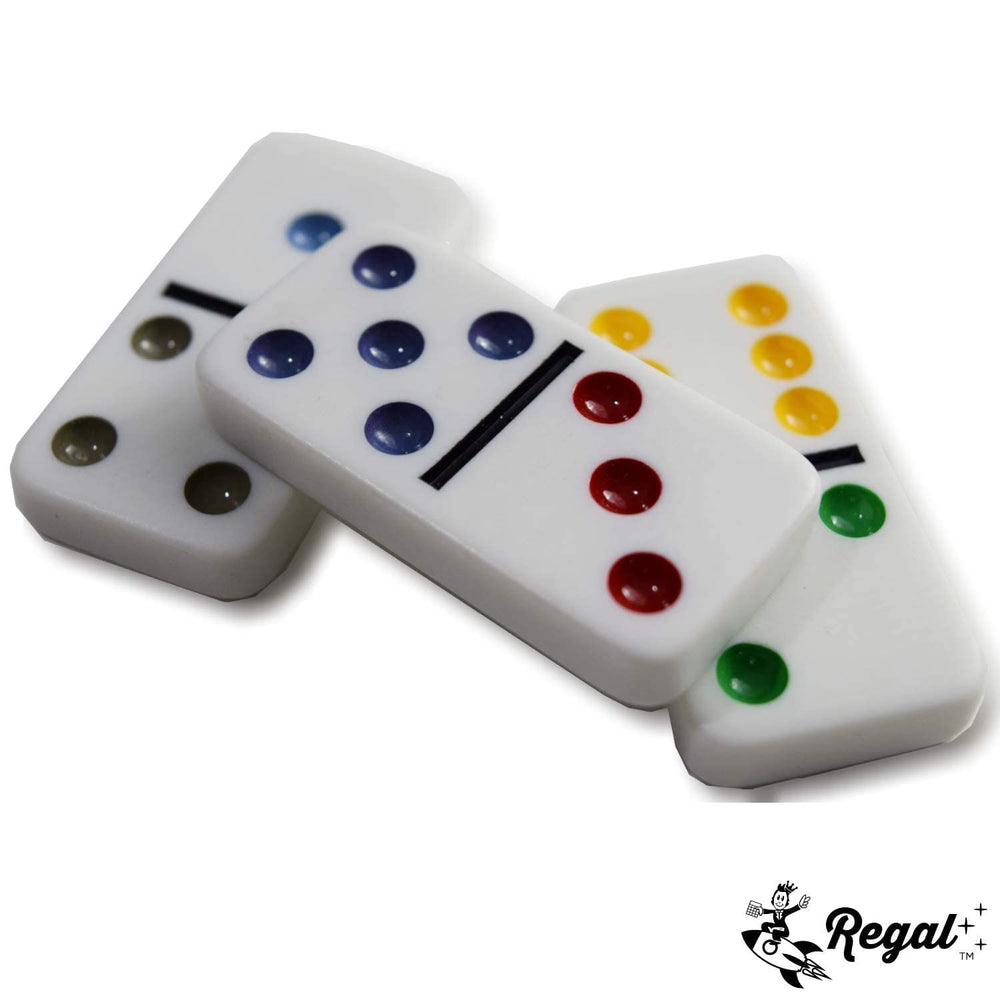 Regal Games family game night with kids around the table using the set