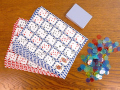 Regal Games Poker Keeno boards open showing 24 layouts