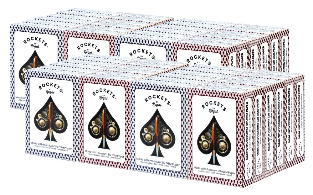 Regal Games Rockets bulk 48-decks packaging for organized game nights.