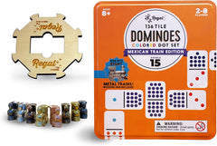Regal Games wooden hub and eight metal trains for durable family nights