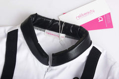 ReliBeauty astronaut jumpsuit front-zip with elastic waist